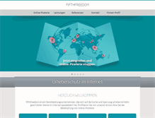 Tablet Screenshot of fifthfreedom.com