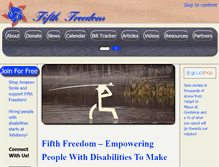 Tablet Screenshot of fifthfreedom.org
